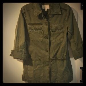 Army green jacket